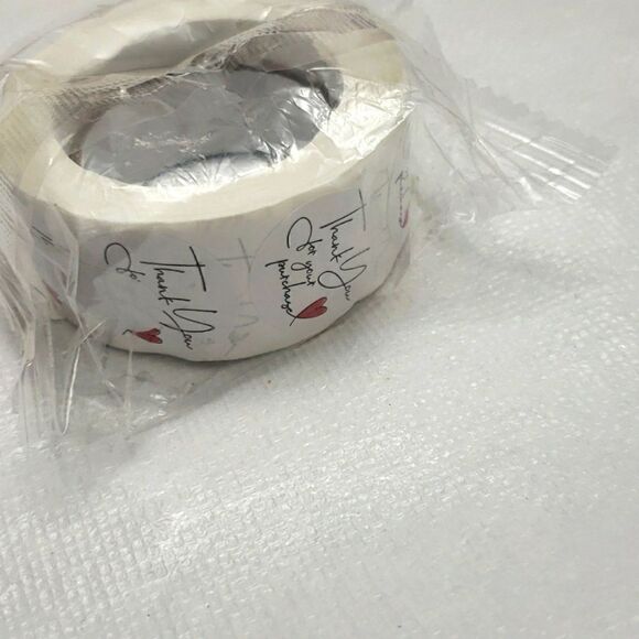 Thank you Stickers 1 Inch 500 pieces Count New - Picture 3 of 3